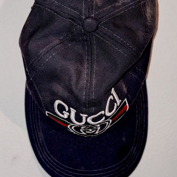 Gucci Other - Gucci Navy Blue Logo Cap